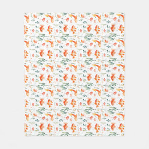 Birthday Gift Fish All Day Fleece Blanket