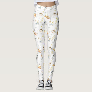 Birthday Gift Fishermen Are Born Honest Leggings