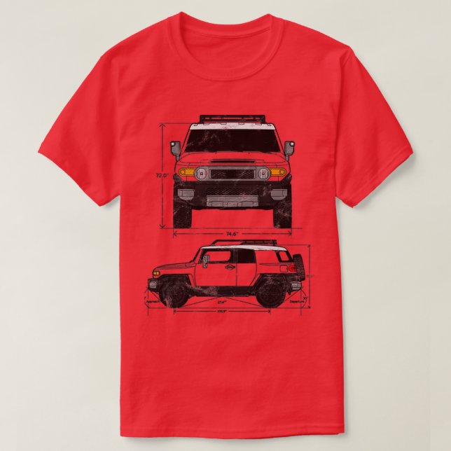 Birthday gift FJ Cruiser T-Shirt (Design Front)