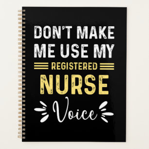birthday gift for personalised registered nurse planner