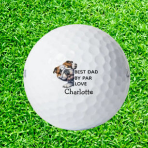 Birthday Gift for the Best Bulldog Dad Golf Balls