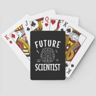 Birthday Gift   Future Scientist Playing Cards