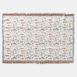 Birthday Gift Good Things Come To Those Who Bait Throw Blanket