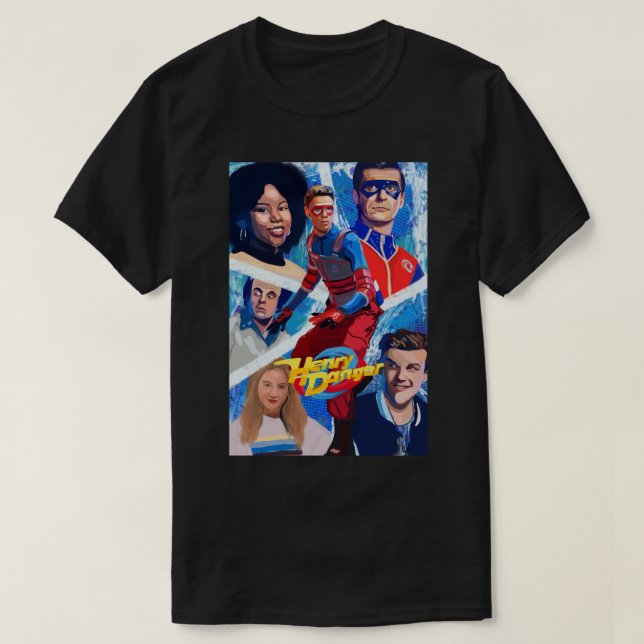 Birthday Gift Henry Danger Poster Streetwear Boys  T-Shirt (Design Front)