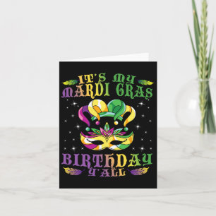 Birthday Gift Idea Celebration Masquerade Costume  Card
