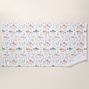 Birthday Gift   It’s Not Just About Catching Fish Beach Towel