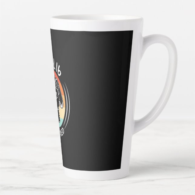 Birthday Gift | Level 16th Birthday Unlocked Latte Mug (Right)