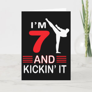 Birthday Gift Martial Arts Gift Boys Girls 2  Card