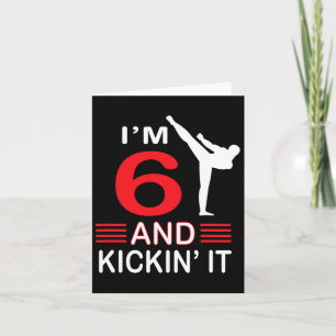 Birthday Gift Martial Arts Gift Boys Girls Card
