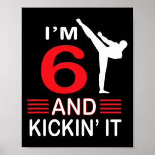 Birthday Gift Martial Arts Gift Boys Girls  Poster