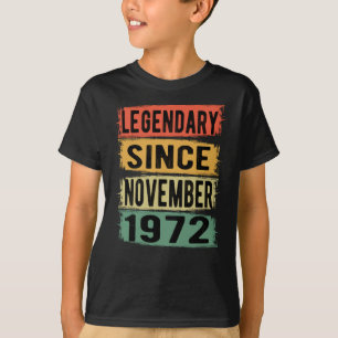Birthday Gift November 1972 T-Shirt