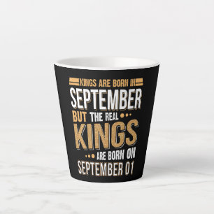 Birthday Gift Queen Are Born In September Gift Latte Mug