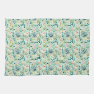 Birthday Gift Saltwater Heals Everything Tea Towel