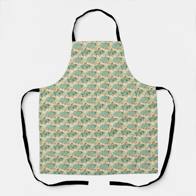 Birthday Gift | Smell The Sea And Feel The Sky Apron (Front)