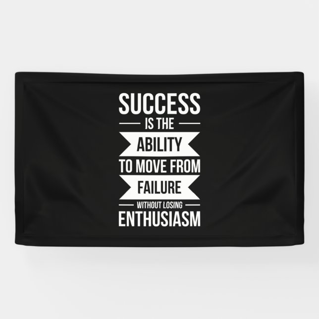 Birthday Gift Success Is The Ability To Move Banner (Horizontal)