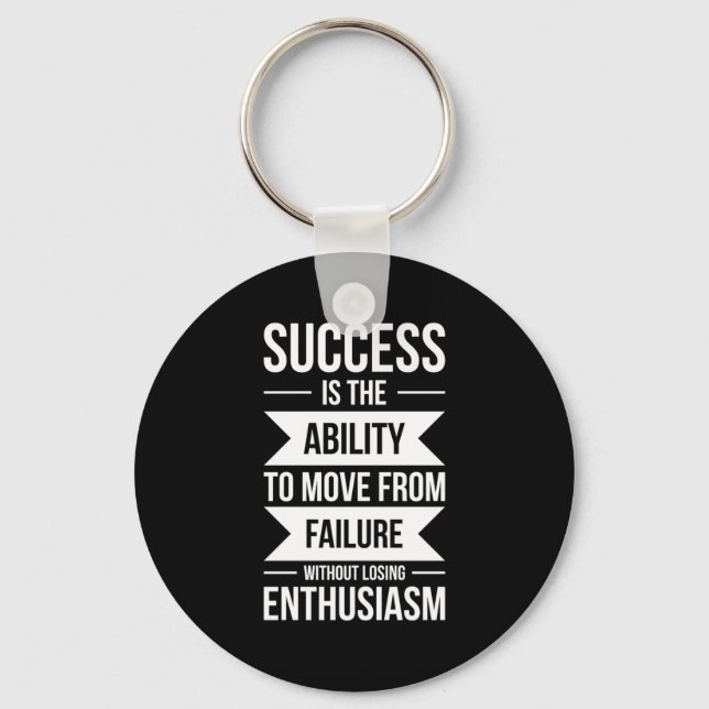 Birthday Gift Success Is The Ability To Move Key Ring (Front)