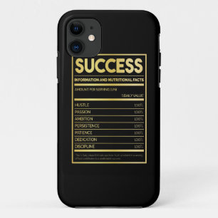 Birthday Gift Success Nutritional Facts Case-Mate iPhone Case