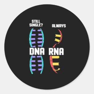 Birthday Gift   Teacher Biologist DNA And RNA Classic Round Sticker