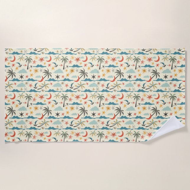 Birthday Gift | The Ocean Is A Central Image Beach Towel (Front)