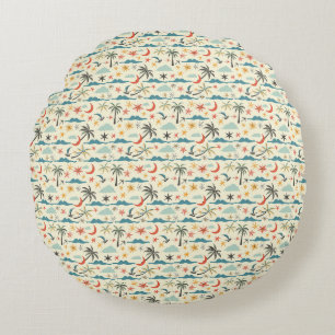 Birthday Gift The Ocean Is A Central Image Round Cushion