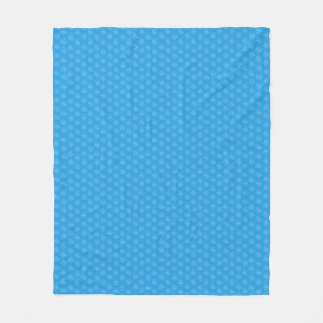Birthday Gift | Tropical Is A State Of Mind Fleece Blanket (Front)