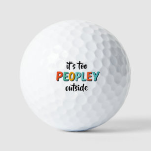 Birthday Gifts Colorful Funny Text Modern Golf Balls