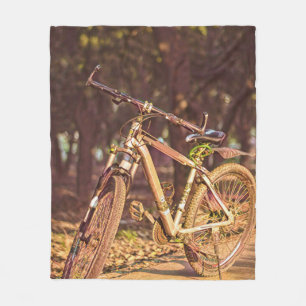Birthday gifts for bike lovers fleece blanket
