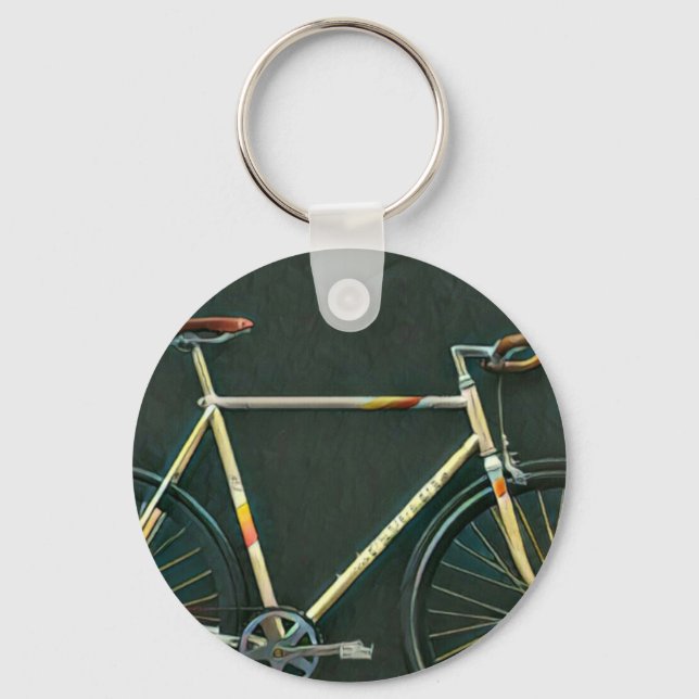 Birthday gifts for bike lovers key ring (Front)
