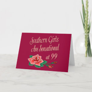 Birthday Gifts for Southern Girls Card