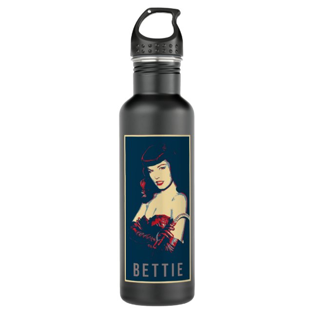 Birthday Gifts Illustration Pop Art Bettie Of A Bo 710 Ml Water Bottle (Front)