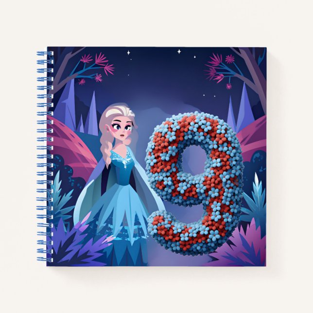 Birthday Girl At 9 Notebook (Front)