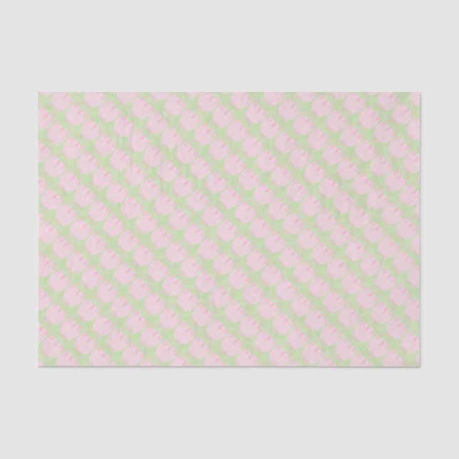 Birthday Girl at Gift Table Tissue Paper (Front)
