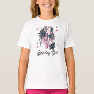 Birthday Girl Ballet Shoes T-Shirt