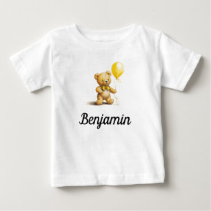 Birthday Girl, Birthday Boy, Bear, Personalized Baby T-Shirt