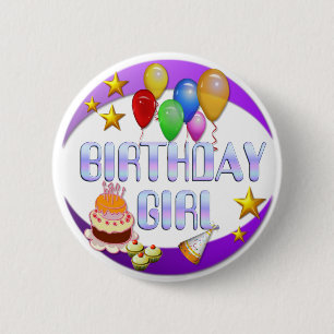 Birthday Girl ~ Button # 2