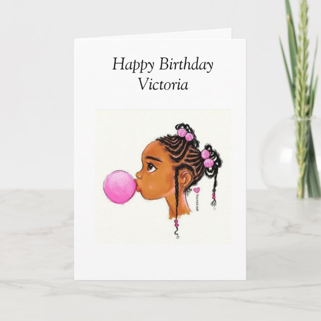 Birthday Girl Card (Front)