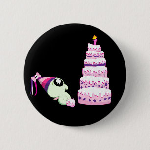 Birthday Girl Cthulhu 6 Cm Round Badge