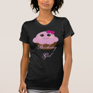 Birthday Girl cupcake tee