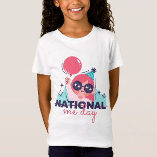 Birthday Girl Cute Balloon Fashion T-Shirt
