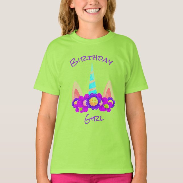 Birthday Girl Girl’s Basic T-Shirt (Front)