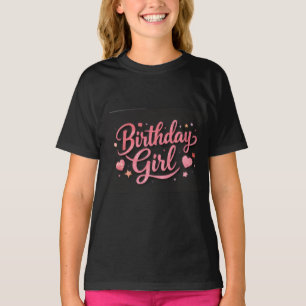 Birthday Girl Graphic T-Shirt for Kids tee