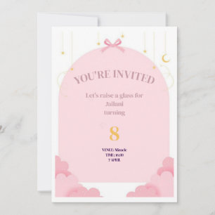 Birthday Girl Invite Card