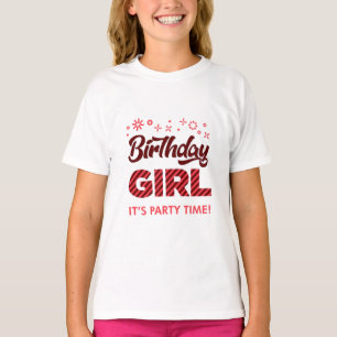 Birthday Girl it's Party Time T-Shirt