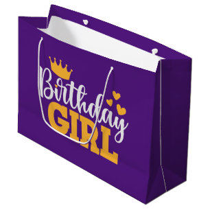  Birthday Girl  Large Gift Bag