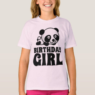 BIRTHDAY GIRL PANDA BEAR T-Shirts
