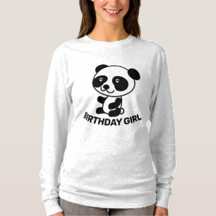 BIRTHDAY GIRL PANDA BEAR T-Shirts