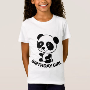BIRTHDAY GIRL PANDA BEAR T-Shirts