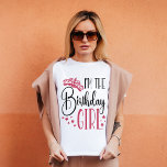 Birthday Girl Personalised Birthday Squad Matching T-Shirt<br><div class="desc">Looking for a birthday shirt that will make your party complete? Look no further than our matching birthday crew shirts! These stylish tees are perfect for any birthday party girl's day out. Our matching shirts make a great gift for your friends and family, and can be worn together as a...</div>