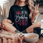 Birthday Girl Personalised Birthday Squad Matching T-Shirt<br><div class="desc">Looking for a birthday shirt that will make your party complete? Look no further than our matching birthday crew shirts! These stylish tees are perfect for any birthday party girl's day out. Our matching shirts make a great gift for your friends and family, and can be worn together as a...</div>