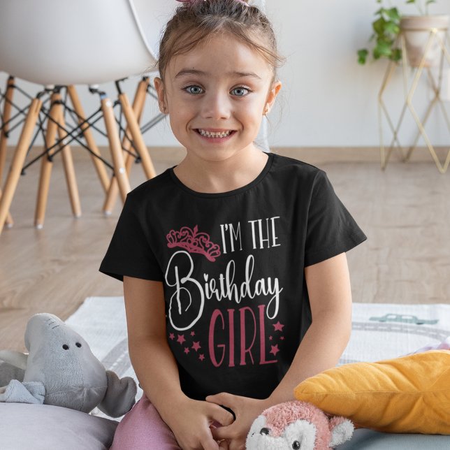 Birthday Girl Personalised Birthday Squad Matching T-Shirt (Creator Uploaded)
